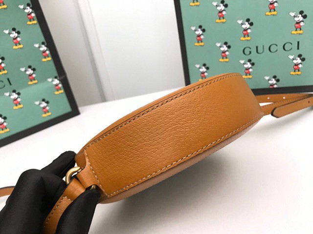 Gucci經典款女包 603938 古馳新款米奇系列圓盒包 Gucci圓餅包 真香系列圓餅斜挎女包  gqy3479